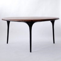 <a href=https://www.galeriegosserez.com/gosserez/artistes/loellmann-valentin.html>Valentin Loellmann </a> - Steel - Table ronde
